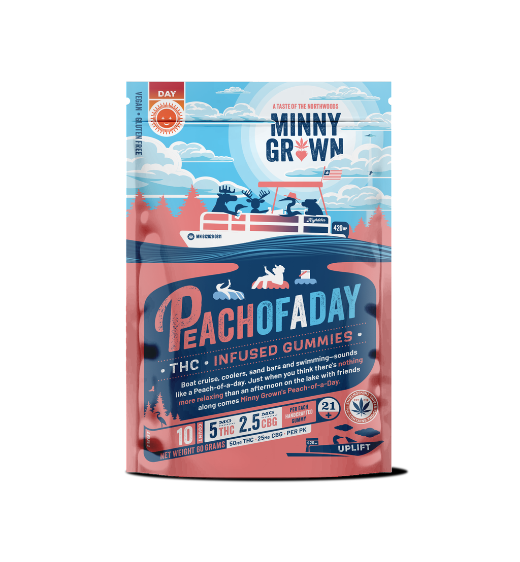 Peach of a Day (THC, CBG)