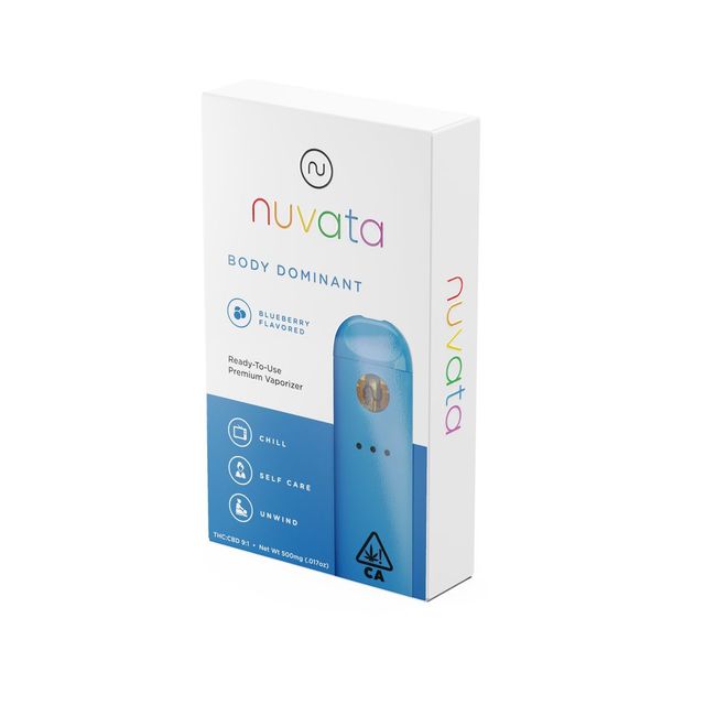 Nuvata Body Dominant Blueberry 9:1 THC:CBD Nuvata Nuvata Body Dominant Blueberry 9:1 THC:CBD Nuvata