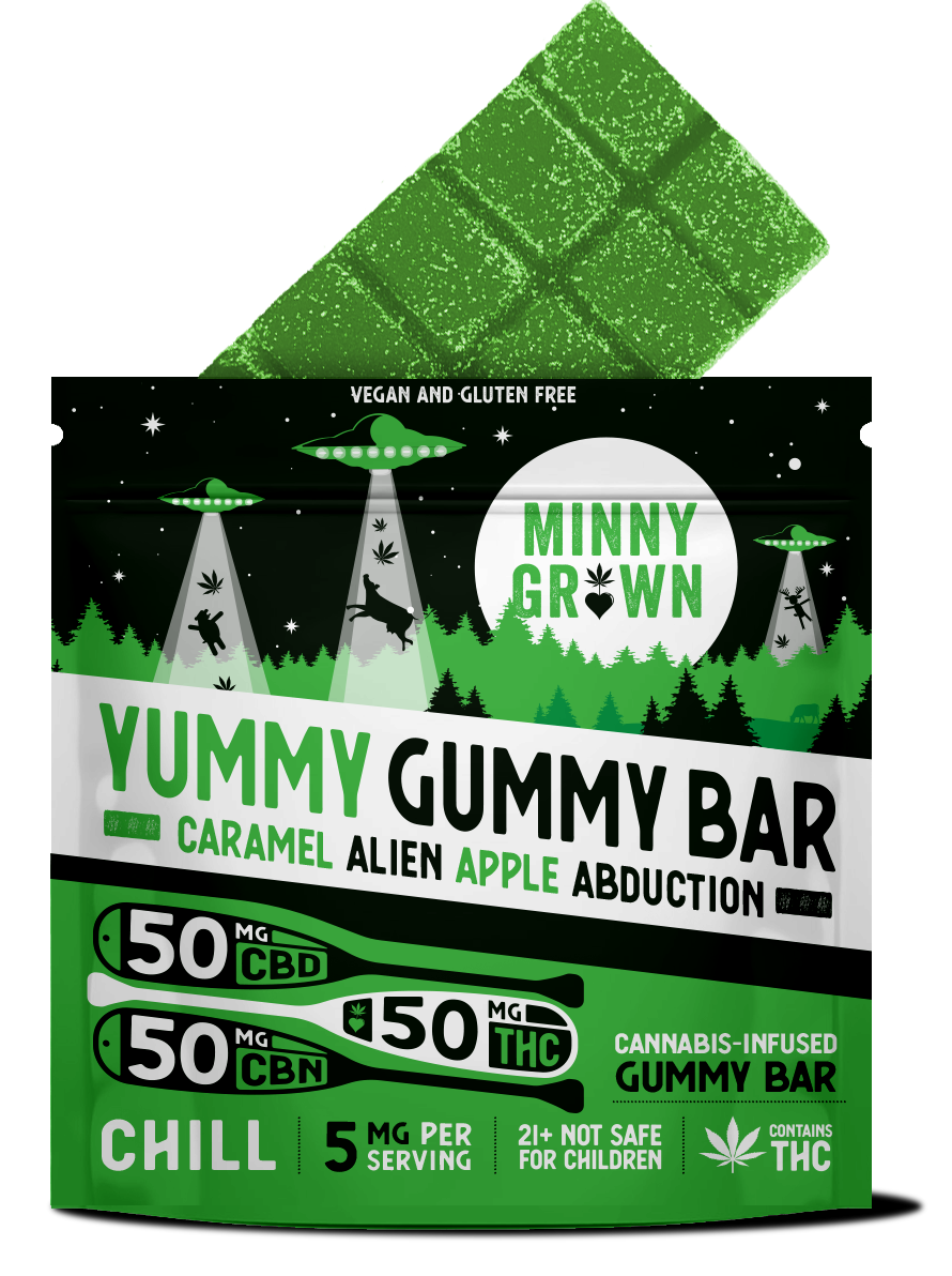 Caramel Apple Alien Abduction Yummy Gummy Bar