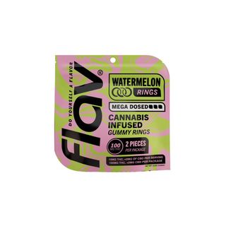 Watermelon Mega Gummy Rings Flav