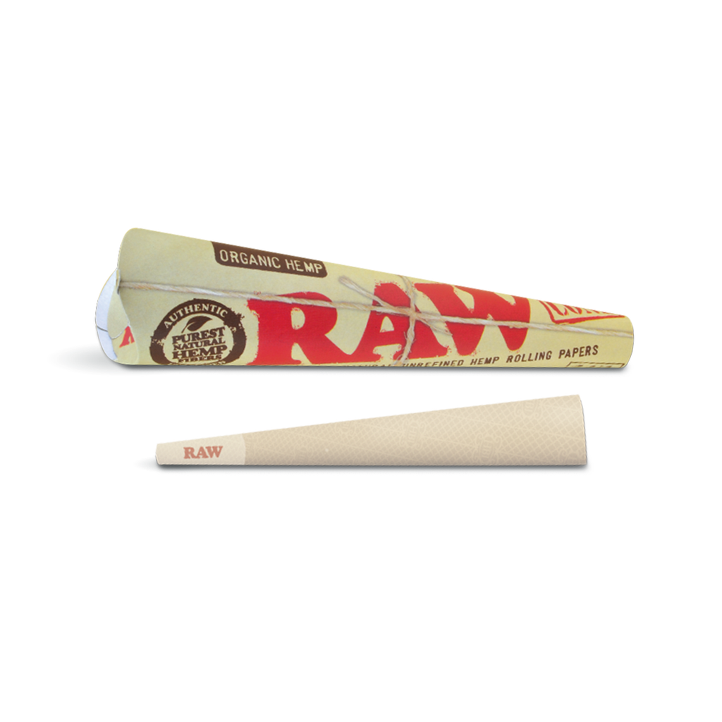 RAW Organic Hemp Pre-Rolled Cones King 3pk