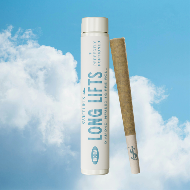 Yuzu Sour Diamond Infused Kief Coated Pre-Roll Sin Swift Lifts