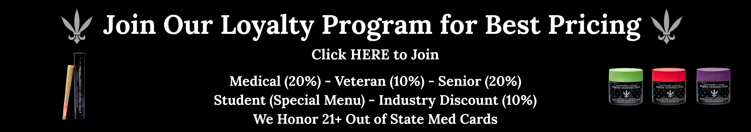 Cannabis Promo, Cannabis Sales, Cannabis Offers, Cannabis on Sale, Segment Banner - Cambridge