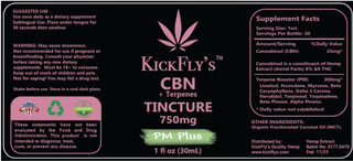 CBN Tincture PM Plus Kickfly'S