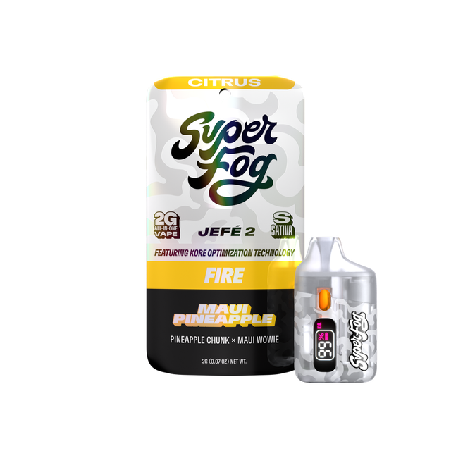 Maui Pineapple 2g JEFÉ 2 AIO Vape Mfused Maui Pineapple 2g JEFÉ 2 AIO Vape Mfused