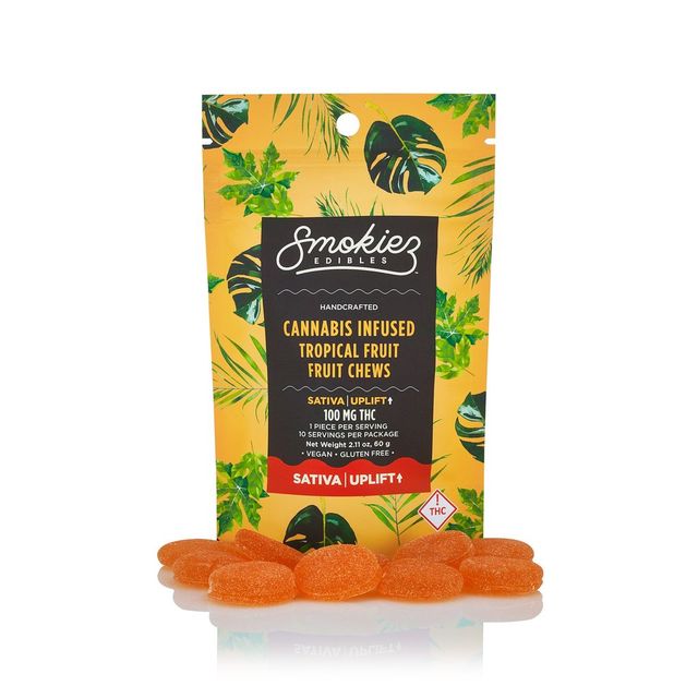 Sour Tropical Fruit Chews Smokiez