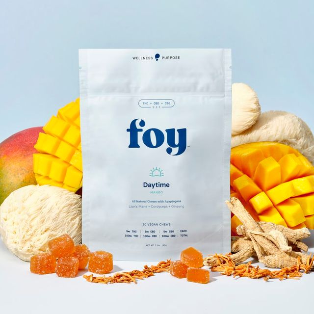 Mango Good Mood Chews w/ Organic Adaptogens (THC/CBD/CBC 1:1:1) Foy
