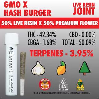 GMO x Hash Burger Element