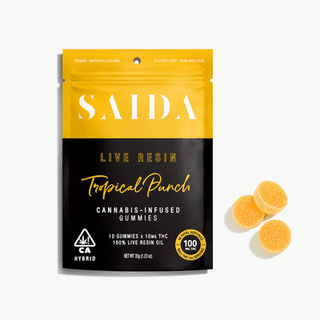 Tropical Punch Hybrid Live Resin Gummies Saida