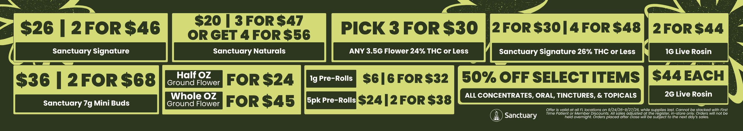 Cannabis Promo, Cannabis Sales, Cannabis Discounts, Cannabis on Sale, Daily 2