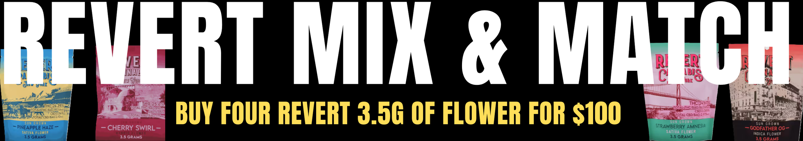 Cannabis Promo, Cannabis Sales, Cannabis Discounts, Cannabis on Sale, Revert 14g Bundle