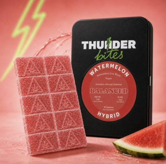 Thunder Bites Watermelon (Balanced) Rosin Infused Green Lightning