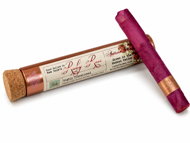 Sour Diesel Rose Petal Cigar Ruby Farms