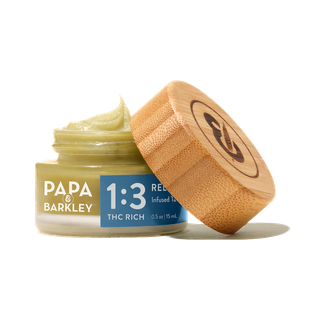 Releaf Balm 1:3 CBD:THC 90mg Balm Papa & Barkley
