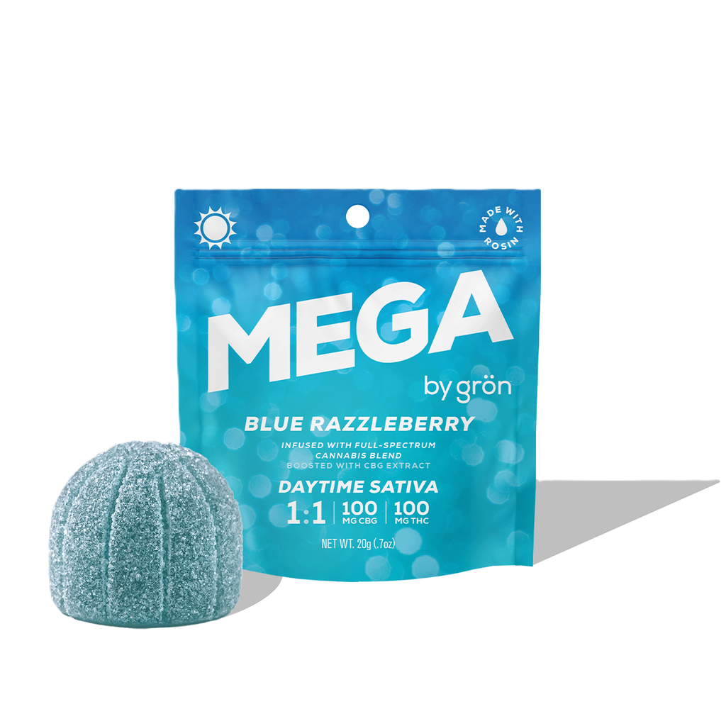 Mega Blue Razzleberry 1:1 THC:CBG