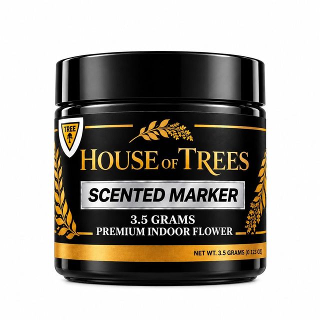 Scented Marker House of Trees