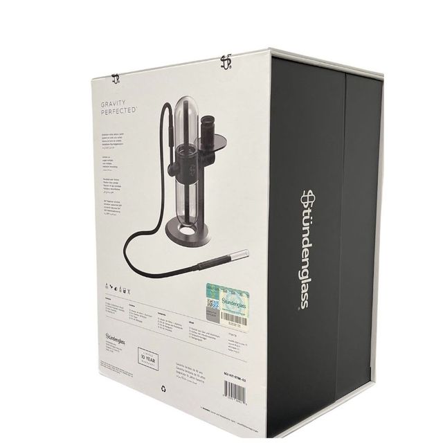 GRAVITY INFUSER 15" BLACK STUNDENGLASS