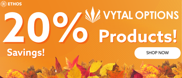 Cannabis Promo, Cannabis Sales, Cannabis Discounts, Cannabis on Sale, 20% OFF Vytal Options Brands! *NOT Stackable