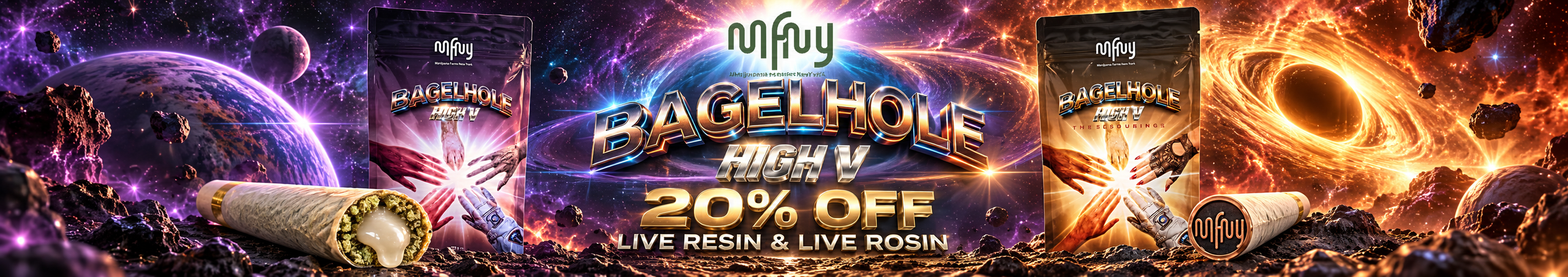Cannabis Promo, Cannabis Sales, Cannabis Discounts, Cannabis on Sale, MFNY Bagel Hole's 20% off!