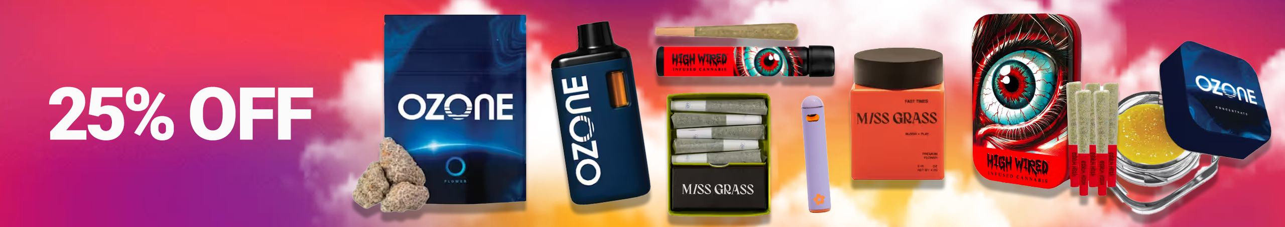 Cannabis Promo, Cannabis Sales, Cannabis Discounts, Cannabis on Sale, Ascend Weekly 25%