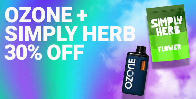 Ozone/Simply Herb 30% | Cannabis Discounts at Dispensary 33