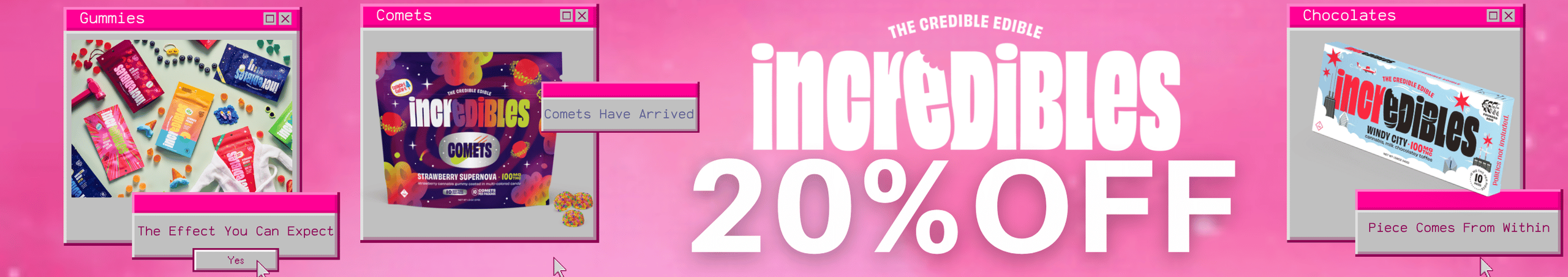 Cannabis Promo, Cannabis Sales, Cannabis Discounts, Cannabis on Sale, Incredibles 20% Off