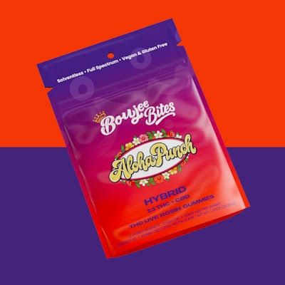 Aloha Punch Rosin Gummy 4 ct 50mg 1:1 THC:CBD Boujee