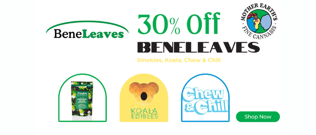 Cannabis Promo, Cannabis Sales, Cannabis Discounts, Cannabis on Sale, 30% Off Beneleaves