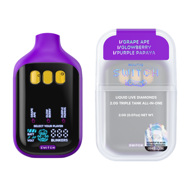 Grape Ape x Glowberry x Purple Papaya Switch V5 Boutiq