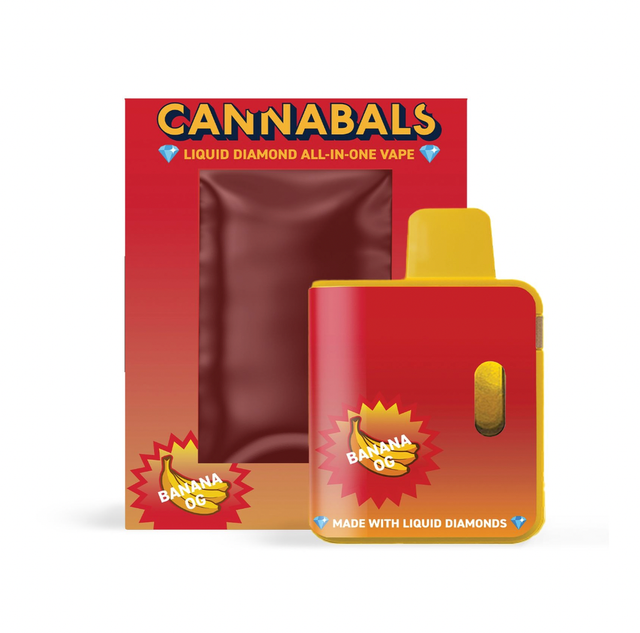 Banana OG Liquid Diamond Vape 2g Cannabals