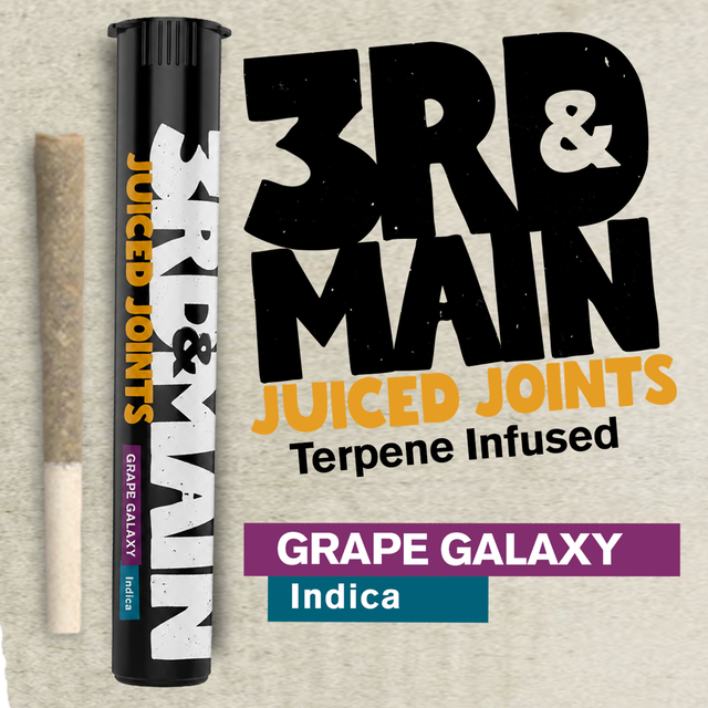 Juiced Joints Grape Galaxy Terpene 3rd & Main