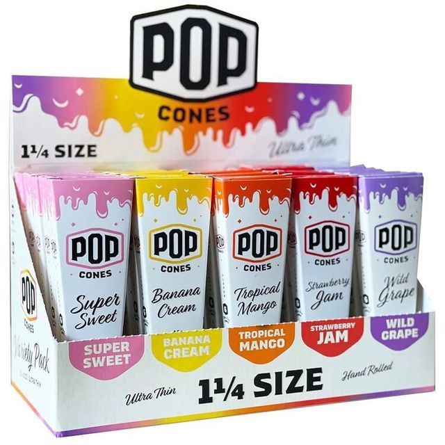 POP Ultra Thin Strawberry Jam Pop Cones