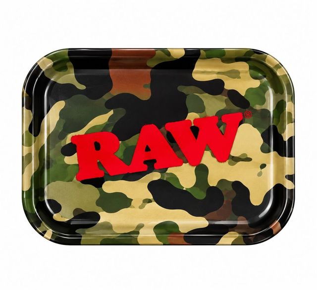 Metal Rolling Tray Camouflage Mj Wholesale