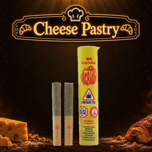 Cheese Pastry Travel Pair – 1g Pre-Roll 2-Pack Vacation