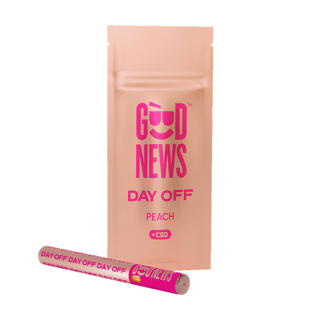 Day Off Peach 1:2 CBD Good News
