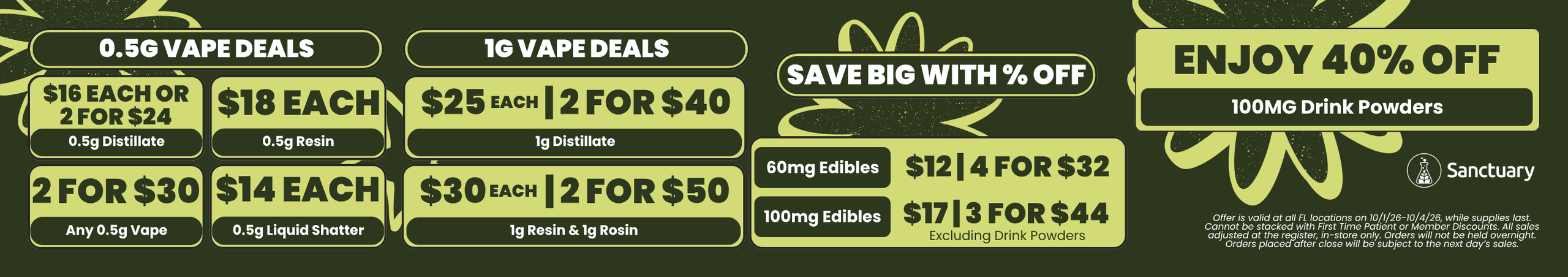 Cannabis Promo, Cannabis Sales, Cannabis Discounts, Cannabis on Sale, Daily 2