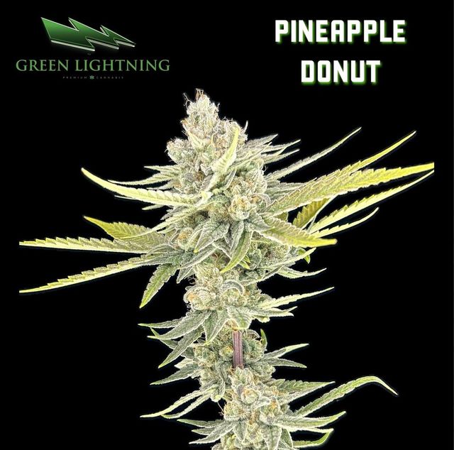 Pineapple Donut Green Lightning Pineapple Donut Green Lightning