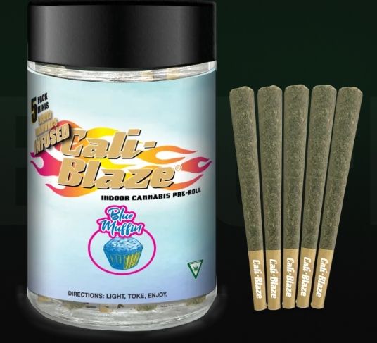 Blue Muffin 3.5g Mini Pre-Roll Pack Cali Blaze