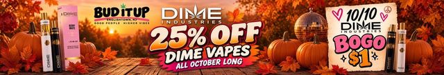 Cannabis Promo, Cannabis Sales, Cannabis Discounts, Cannabis on Sale, DIMETOBER 25% OFF