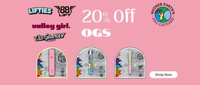Cannabis Promo, Cannabis Sales, Cannabis Discounts, Cannabis on Sale, 20% Off OGS