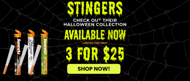 Cannabis Promo, Cannabis Sales, Cannabis Offers, Cannabis on Sale, Stingers Infused Pre Rolls 3 for $25