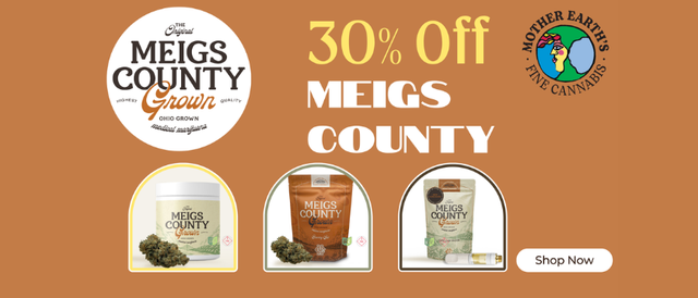Cannabis Promo, Cannabis Sales, Cannabis Discounts, Cannabis on Sale, 30% off Meigs County