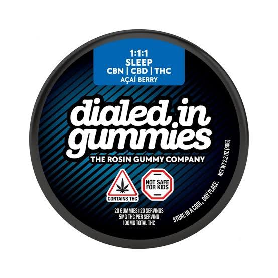 Sleep Acai Berry 1:1:1 THC:CBN:CBD Dialed In Sleep Acai Berry 1:1:1 THC:CBN:CBD Dialed In