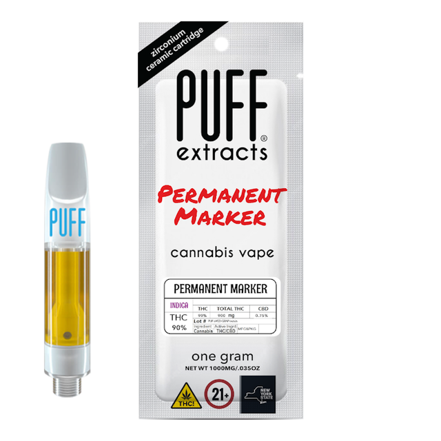 Permanent Marker 1g 510 Vape Cart Puff