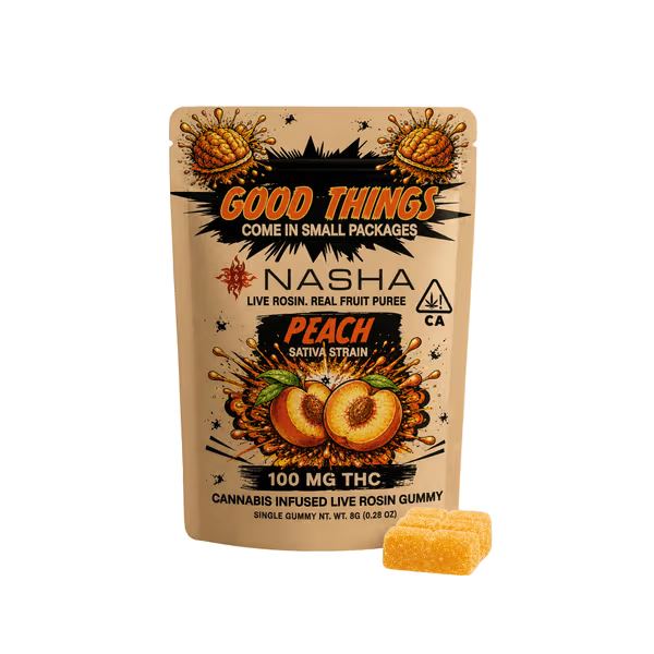 Peaches Moroccan Peaches Live Rosin Single Nasha