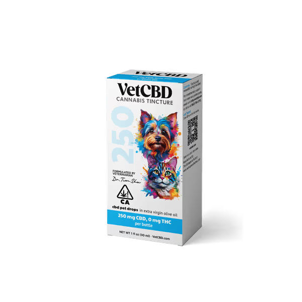 Unflavored 1oz 250mg Vet CBD