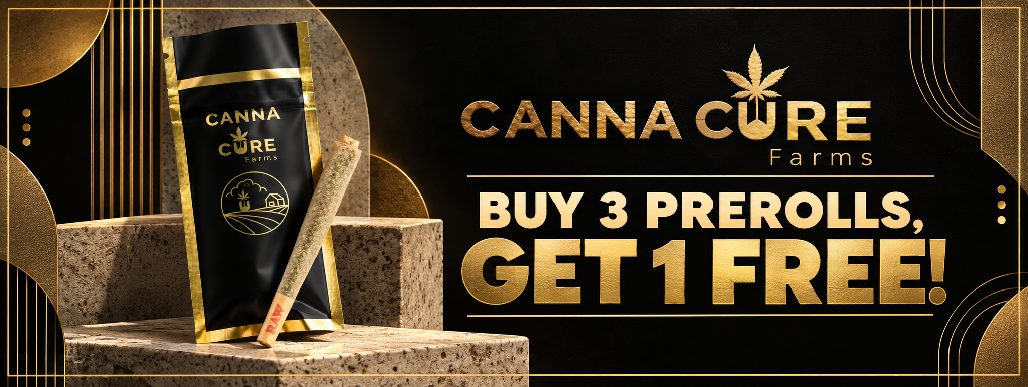 Cannabis Promo, Cannabis Sales, Cannabis Discounts, Cannabis on Sale, Canna Cure Buy 3 Get 1 Free
