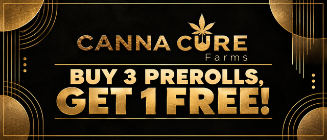 Cannabis Promo, Cannabis Sales, Cannabis Discounts, Cannabis on Sale, Canna Cure Buy 3 Get 1 Free