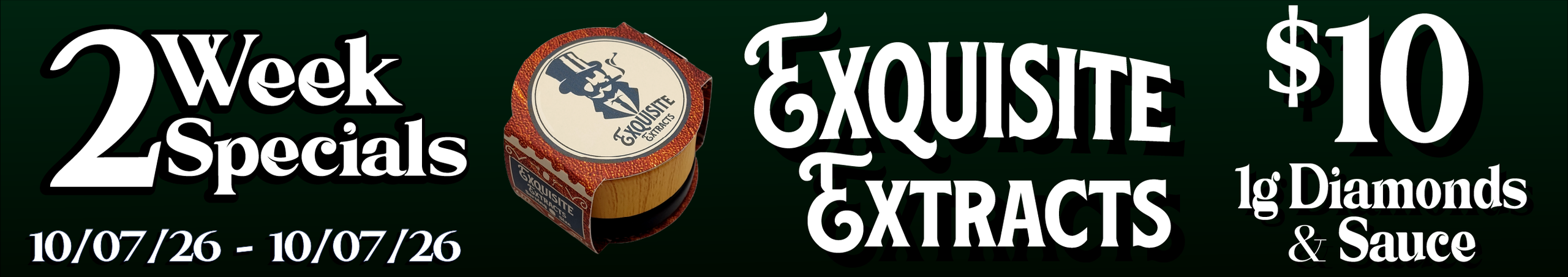 Cannabis Promo, Cannabis Sales, Cannabis Discounts, Cannabis on Sale, Exquisite Extracts Live Diamonds & Sauce 1G — $10