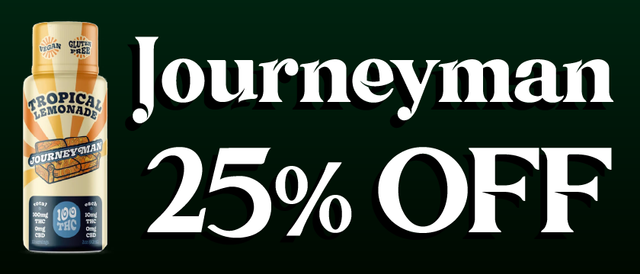 Cannabis Promo, Cannabis Sales, Cannabis Discounts, Cannabis on Sale, Journeyman — 25% off